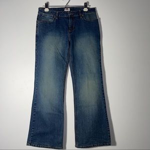 Moto Women’s Boot Cut Blue Jeans Size 12 L30